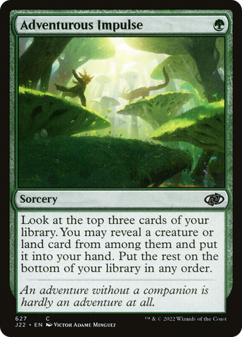 Adventurous Impulse [Jumpstart 2022] - The Mythic Store | 24h Order Processing