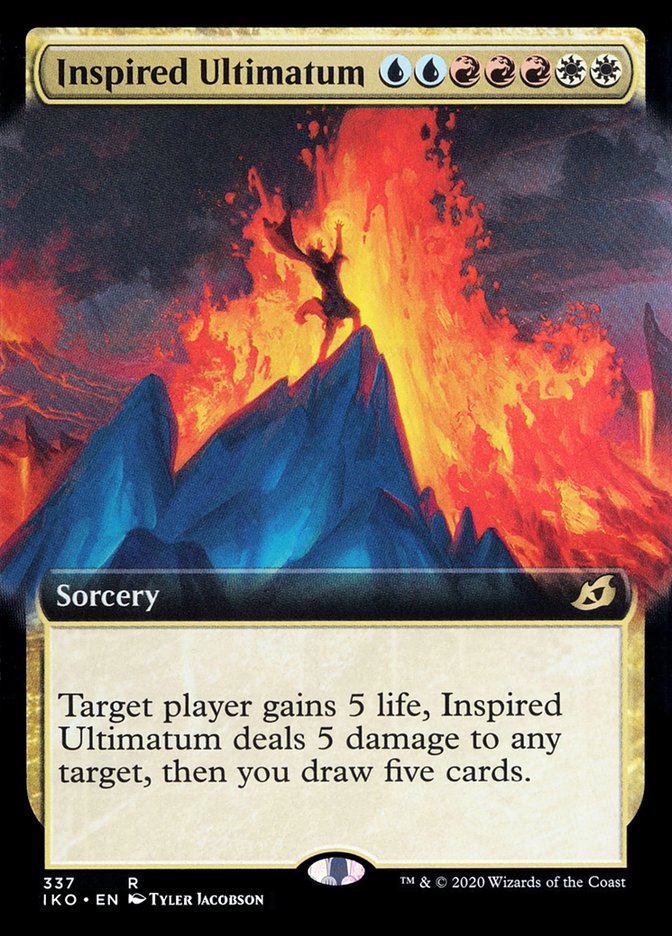 Inspired Ultimatum (Extended Art) [Ikoria: Lair of Behemoths] - The Mythic Store | 24h Order Processing