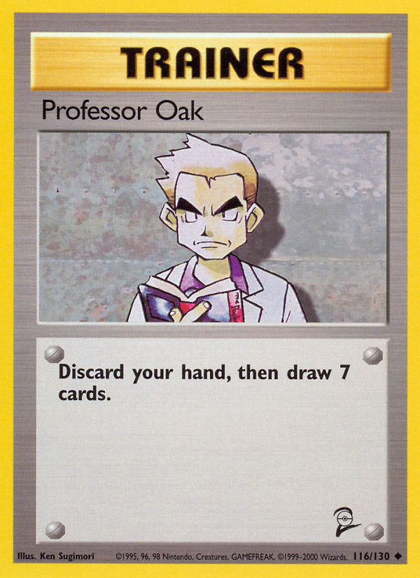 Professor Oak (116/130) [Base Set 2] - The Mythic Store | 24h Order Processing