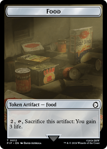 Food (0012) // Zombie Mutant Double-Sided Token [Fallout Tokens] - The Mythic Store | 24h Order Processing