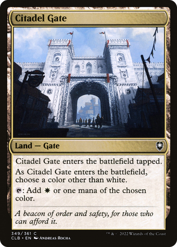 Citadel Gate [Commander Legends: Battle for Baldur's Gate] - The Mythic Store | 24h Order Processing