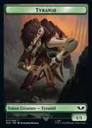 Tyranid (017) // Tyranid (018) Double-Sided Token (Surge Foil) [Warhammer 40,000 Tokens] - The Mythic Store | 24h Order Processing