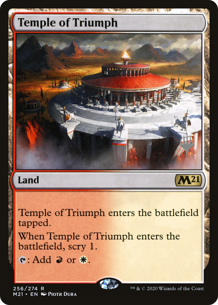 Temple of Triumph (Promo Pack) [Core Set 2021 Promos] - The Mythic Store | 24h Order Processing