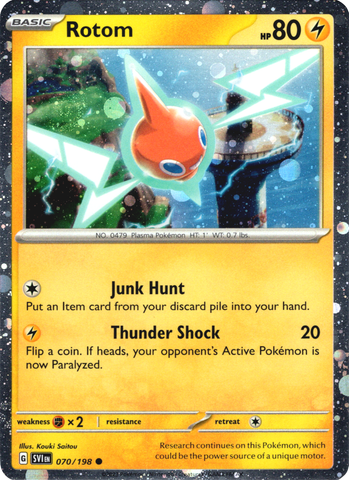 Rotom (070/198) (Theme Deck Exclusive) (Cosmos Holo) [Scarlet & Violet: Black Star Promos] - The Mythic Store | 24h Order Processing