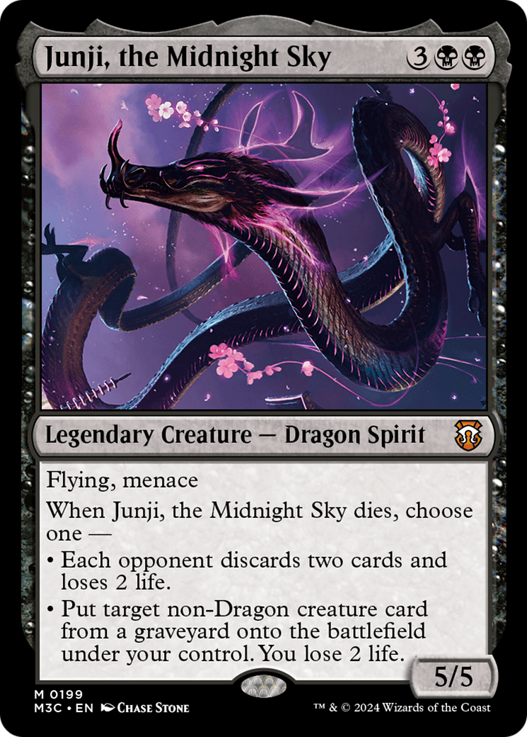 Junji, the Midnight Sky (Ripple Foil) [Modern Horizons 3 Commander] - The Mythic Store | 24h Order Processing