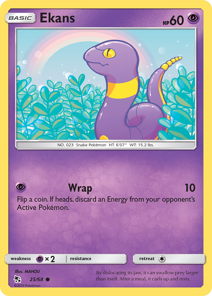 Ekans (25/68) [Sun & Moon: Hidden Fates] - The Mythic Store | 24h Order Processing