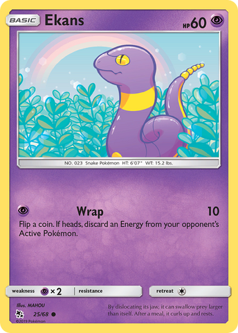Ekans (25/68) [Sun & Moon: Hidden Fates] - The Mythic Store | 24h Order Processing
