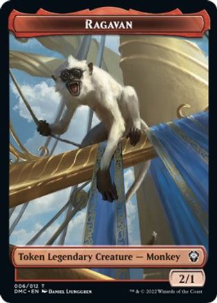 Ragavan // Treasure Double-Sided Token [Dominaria United Commander Tokens] - The Mythic Store | 24h Order Processing