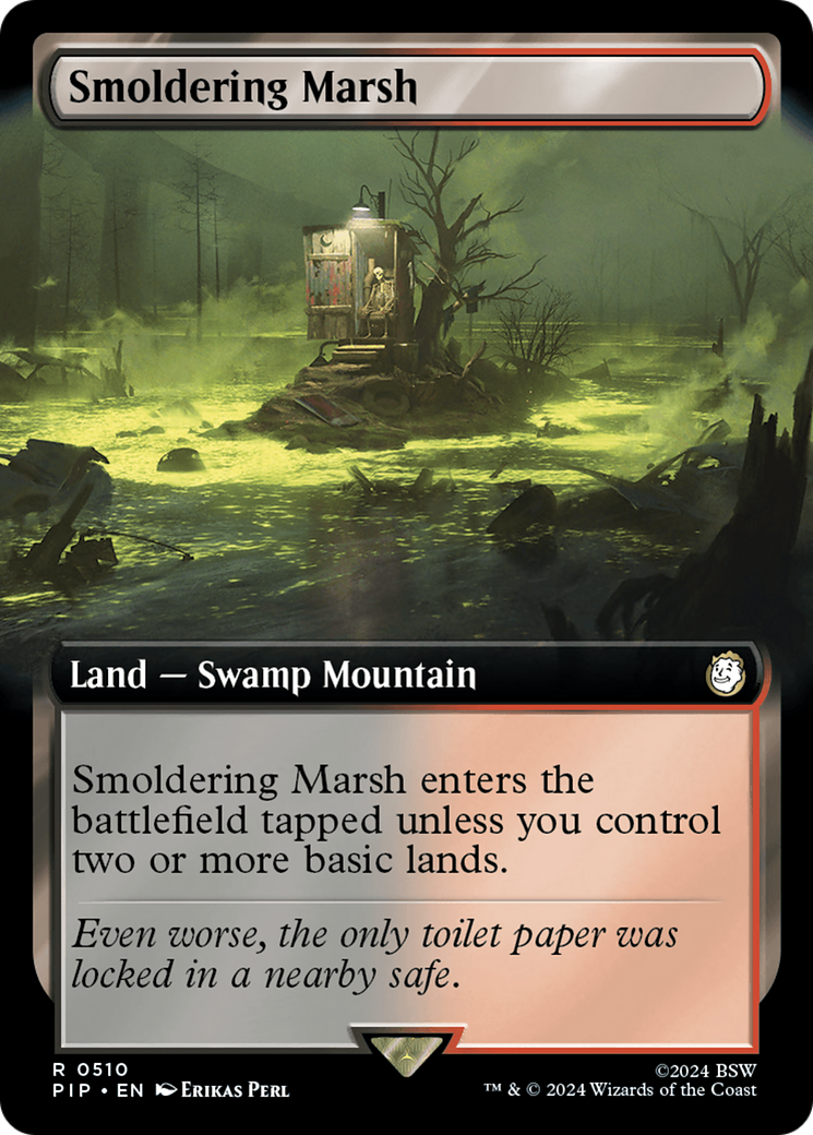 Smoldering Marsh (Extended Art) [Fallout] - The Mythic Store | 24h Order Processing