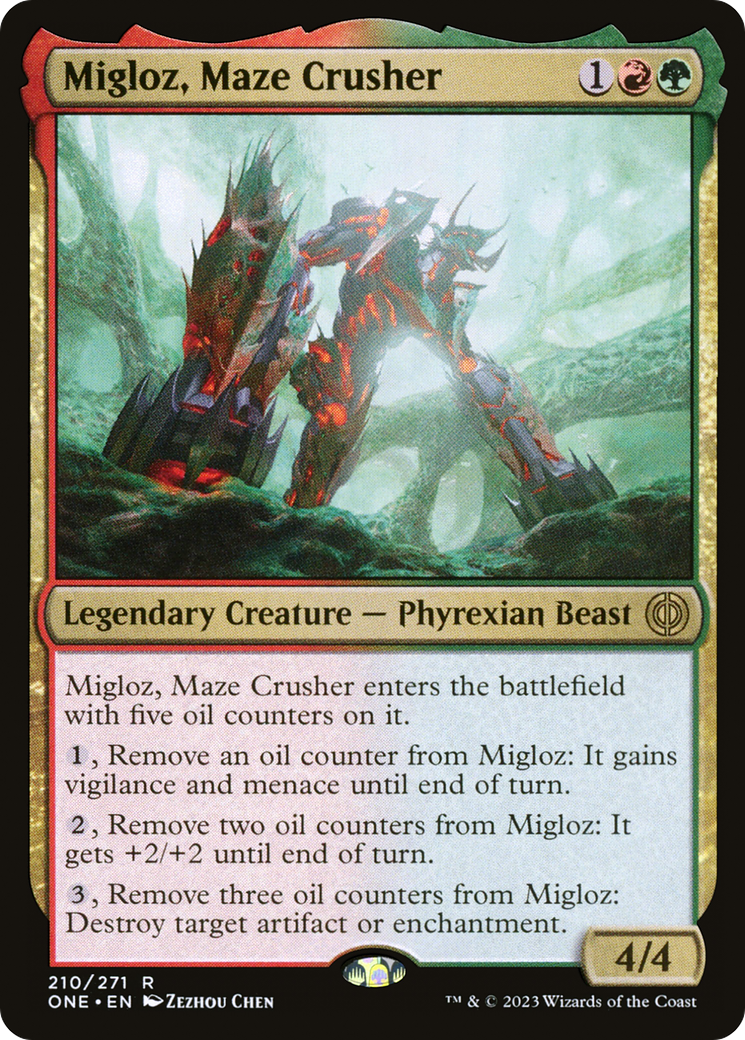 Migloz, Maze Crusher [Phyrexia: All Will Be One] - The Mythic Store | 24h Order Processing