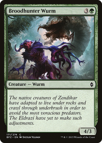 Broodhunter Wurm [Battle for Zendikar] - The Mythic Store | 24h Order Processing