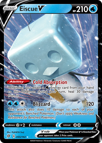 Eiscue V (055/192) [Sword & Shield: Rebel Clash] - The Mythic Store | 24h Order Processing