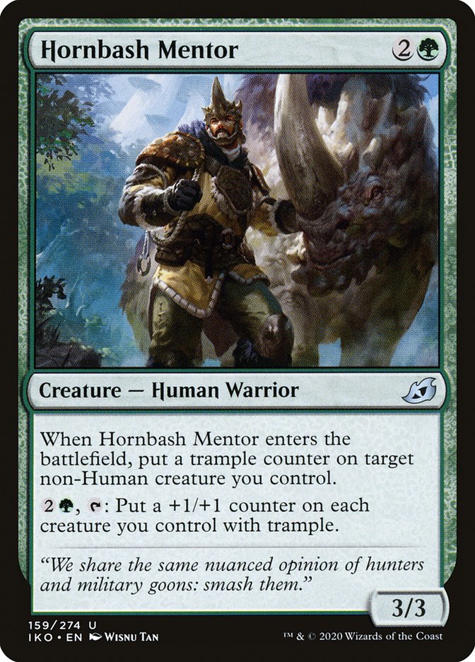 Hornbash Mentor [Ikoria: Lair of Behemoths] - The Mythic Store | 24h Order Processing