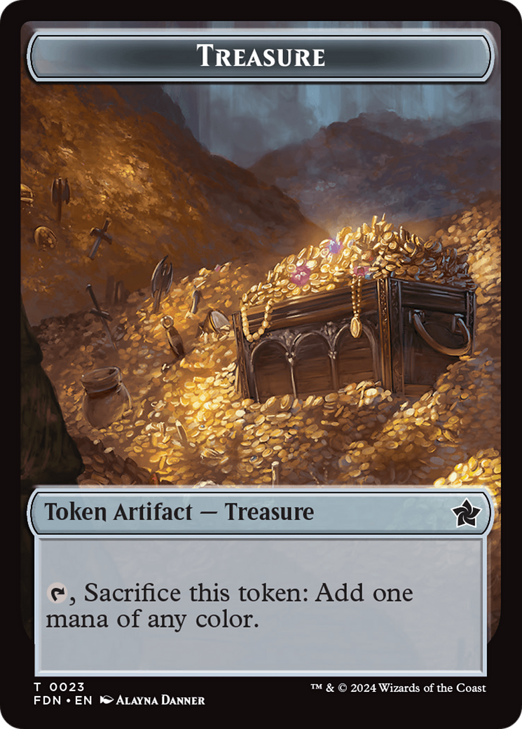 Food // Treasure Double-Sided Token [Foundations Tokens] - The Mythic Store | 24h Order Processing