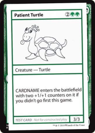 Patient Turtle (2021 Edition) [Mystery Booster Playtest Cards] - The Mythic Store | 24h Order Processing