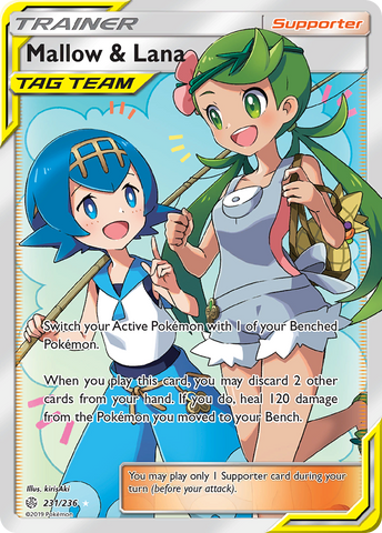 Mallow & Lana (231/236) [Sun & Moon: Cosmic Eclipse] - The Mythic Store | 24h Order Processing