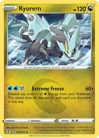 Kyurem (116/203) [Sword & Shield: Evolving Skies] - The Mythic Store | 24h Order Processing