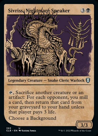 Sivriss, Nightmare Speaker (Showcase) [Commander Legends: Battle for Baldur's Gate] - The Mythic Store | 24h Order Processing