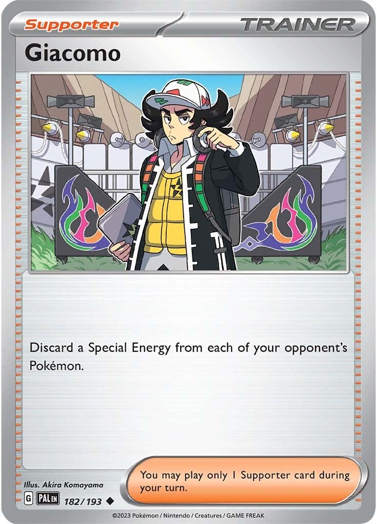 Giacomo (182/193) [Scarlet & Violet: Paldea Evolved] - The Mythic Store | 24h Order Processing