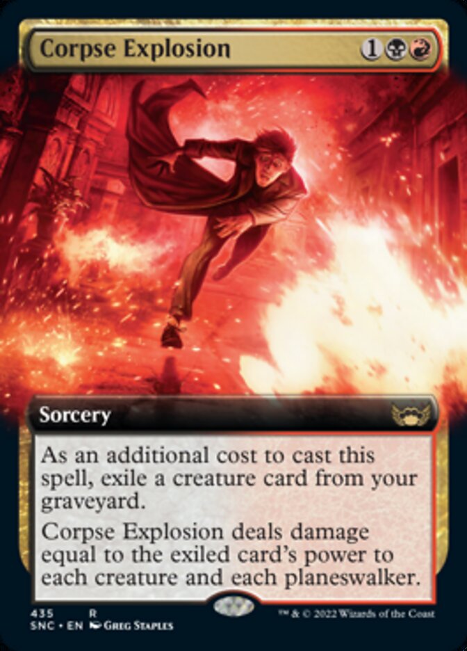 Corpse Explosion (Extended Art) [Streets of New Capenna] - The Mythic Store | 24h Order Processing