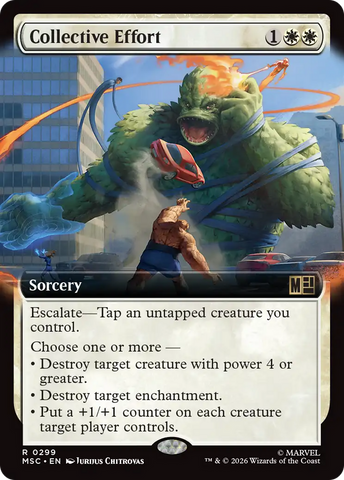 Collective Effort (Extended Art) [Marvel Super Heroes Commander] - The Mythic Store | 24h Order Processing