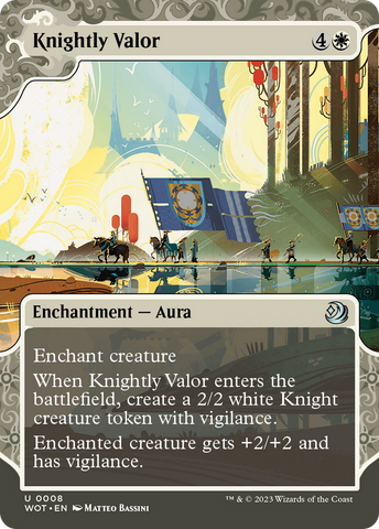 Knightly Valor [Wilds of Eldraine: Enchanting Tales] - The Mythic Store | 24h Order Processing