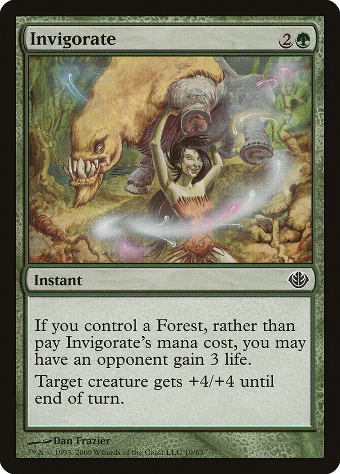 Invigorate [Duel Decks: Garruk vs. Liliana] - The Mythic Store | 24h Order Processing