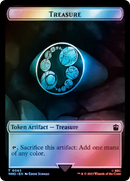 Dalek // Treasure (0063) Double-Sided Token (Surge Foil) [Doctor Who Tokens] - The Mythic Store | 24h Order Processing
