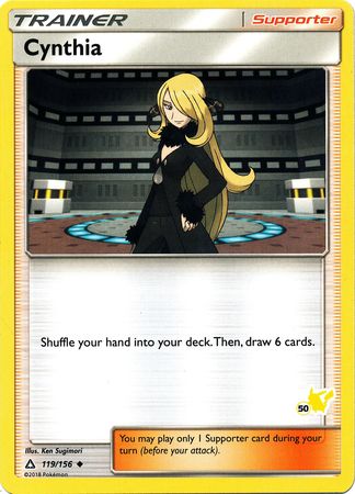 Cynthia (119/156) (Pikachu Stamp #50) [Battle Academy 2020] - The Mythic Store | 24h Order Processing
