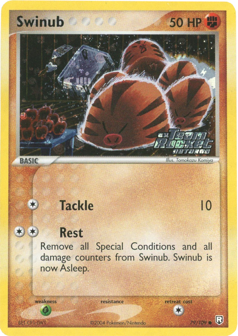 Swinub (79/109) (Stamped) [EX: Team Rocket Returns] - The Mythic Store | 24h Order Processing