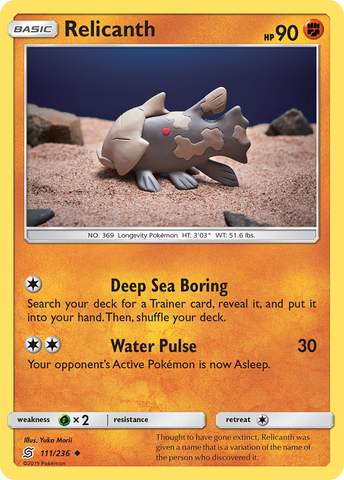 Relicanth (111/236) [Sun & Moon: Unified Minds] - The Mythic Store | 24h Order Processing