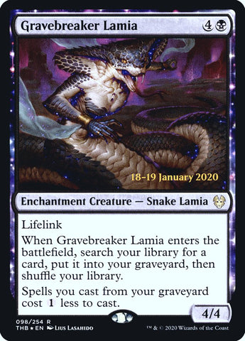 Gravebreaker Lamia [Theros Beyond Death Prerelease Promos] - The Mythic Store | 24h Order Processing
