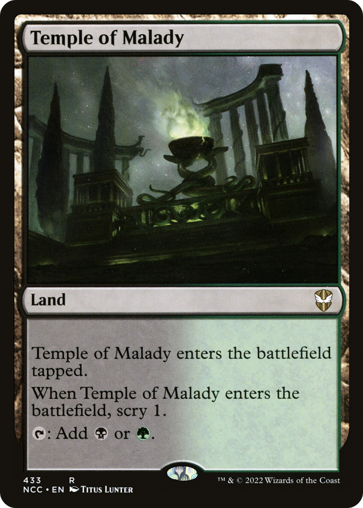 Temple of Malady [Streets of New Capenna Commander] - The Mythic Store | 24h Order Processing