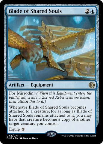 Blade of Shared Souls (Promo Pack) [Phyrexia: All Will Be One Promos] - The Mythic Store | 24h Order Processing