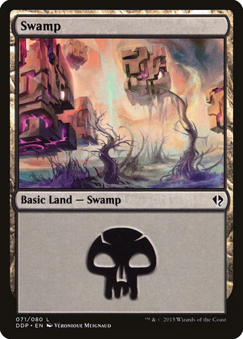 Swamp (71) [Duel Decks: Zendikar vs. Eldrazi] - The Mythic Store | 24h Order Processing