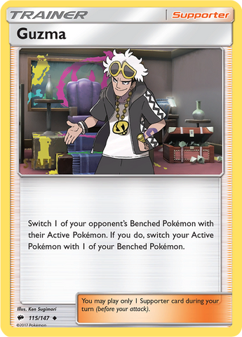 Guzma (115/147) (Regional Championships Staff) [Sun & Moon: Burning Shadows] - The Mythic Store | 24h Order Processing