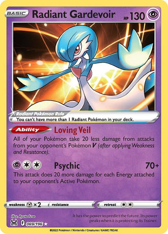 Radiant Gardevoir (069/196) [Sword & Shield: Lost Origin] - The Mythic Store | 24h Order Processing