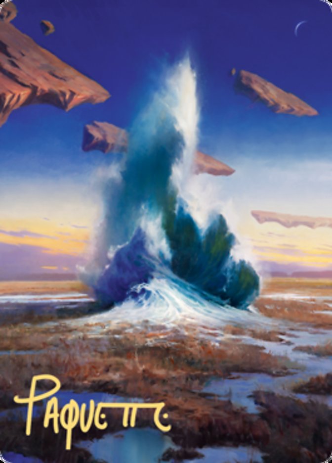 Flooded Strand Art Card (Gold-Stamped Signature) [Zendikar Rising Art Series] - The Mythic Store | 24h Order Processing