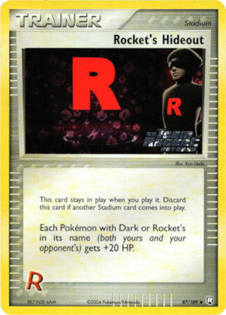 Rocket's Hideout (87/109) (Stamped) [EX: Team Rocket Returns] - The Mythic Store | 24h Order Processing