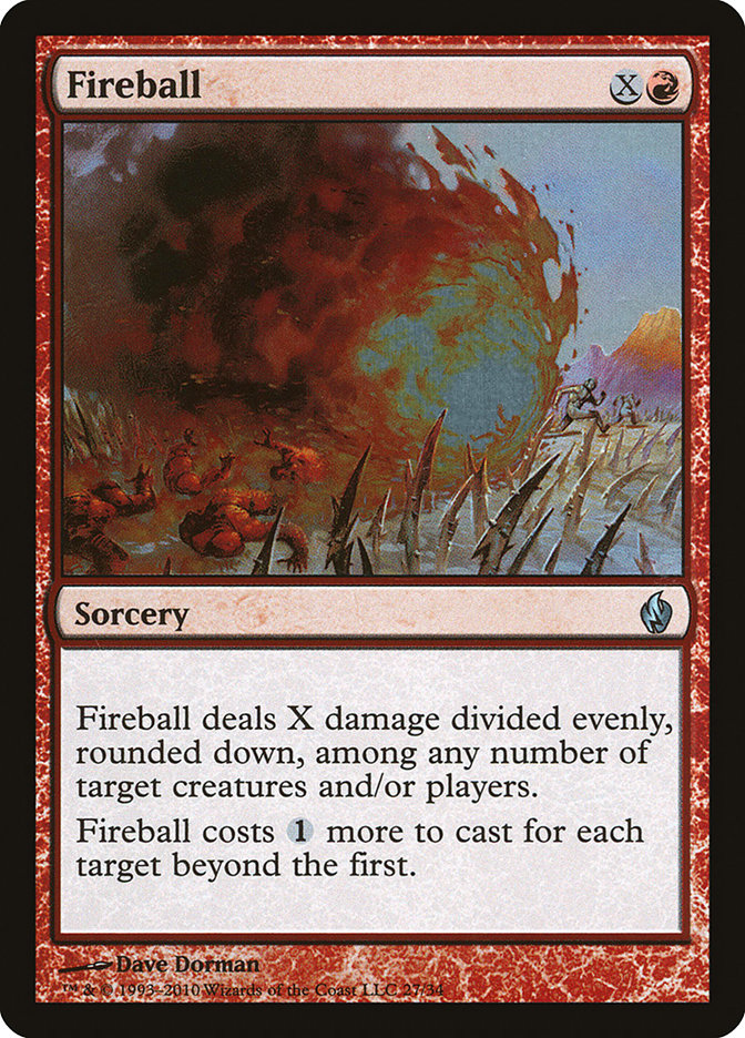 Fireball [Premium Deck Series: Fire and Lightning] - The Mythic Store | 24h Order Processing
