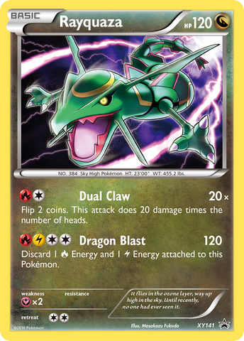 Rayquaza (XY141) [XY: Black Star Promos] - The Mythic Store | 24h Order Processing