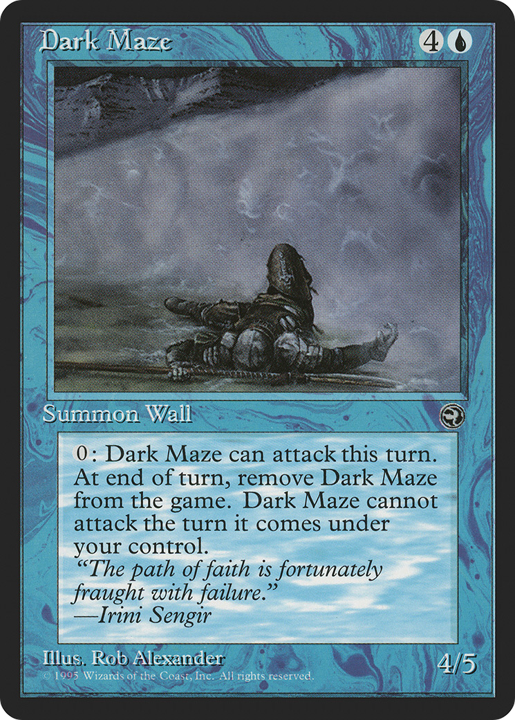 Dark Maze (Irini Sengir Flavor Text) [Homelands] - The Mythic Store | 24h Order Processing