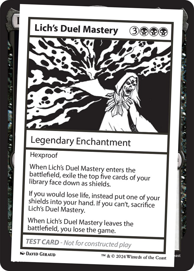 Lich's Duel Mastery [Mystery Booster 2 Playtest Cards] - The Mythic Store | 24h Order Processing