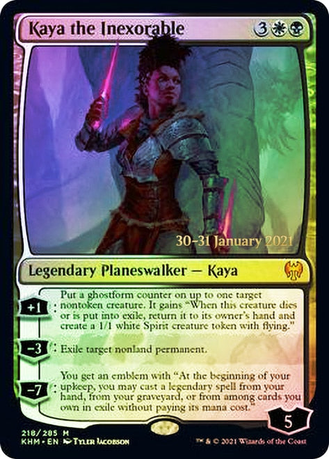 Kaya the Inexorable [Kaldheim Prerelease Promos] - The Mythic Store | 24h Order Processing