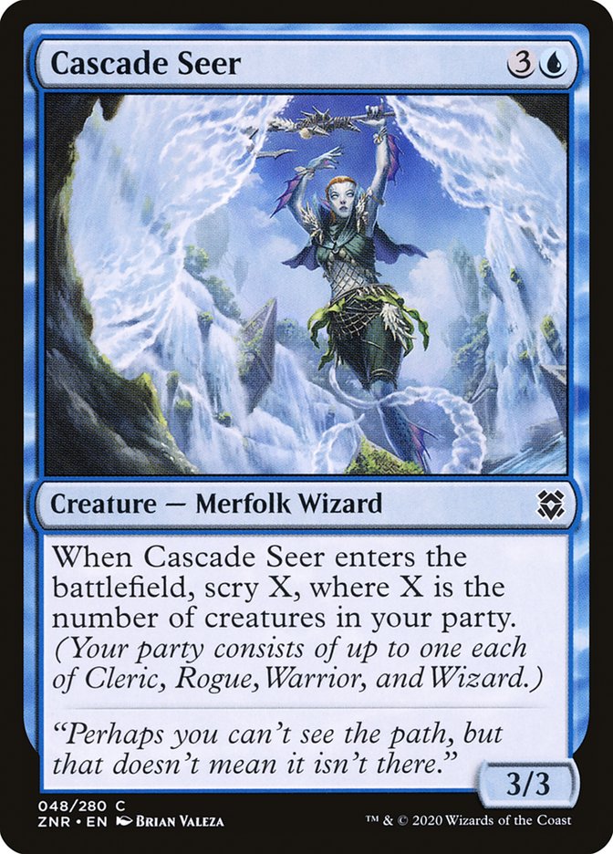 Cascade Seer [Zendikar Rising] - The Mythic Store | 24h Order Processing
