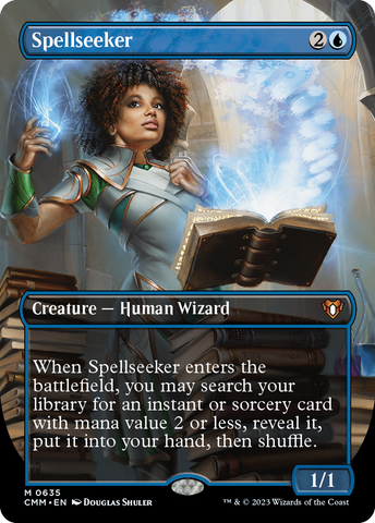Spellseeker (Borderless Alternate Art) [Commander Masters] - The Mythic Store | 24h Order Processing