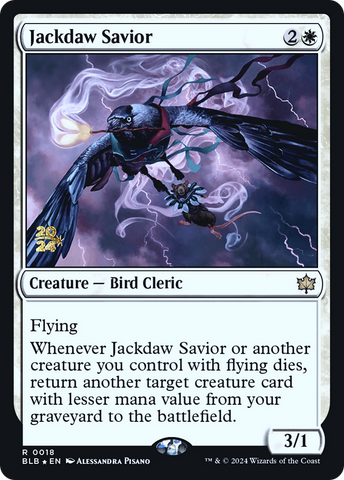 Jackdaw Savior [Bloomburrow Prerelease Promos] - The Mythic Store | 24h Order Processing