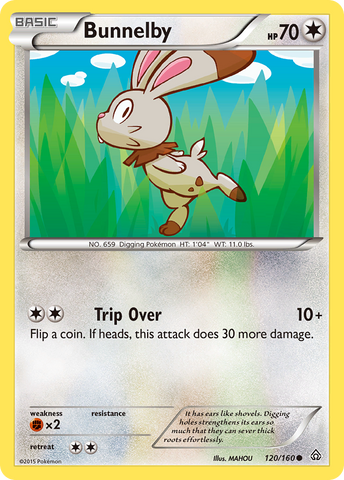 Bunnelby (120/160) [XY: Primal Clash] - The Mythic Store | 24h Order Processing
