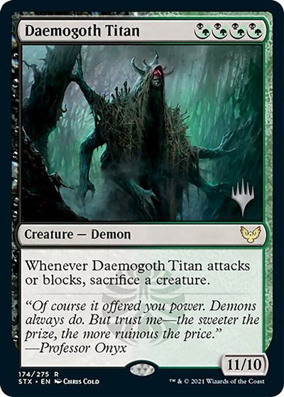 Daemogoth Titan (Promo Pack) [Strixhaven: School of Mages Promos] - The Mythic Store | 24h Order Processing