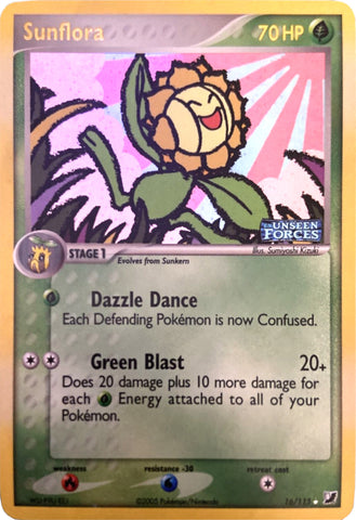 Sunflora (16/115) (Stamped) [EX: Unseen Forces] - The Mythic Store | 24h Order Processing